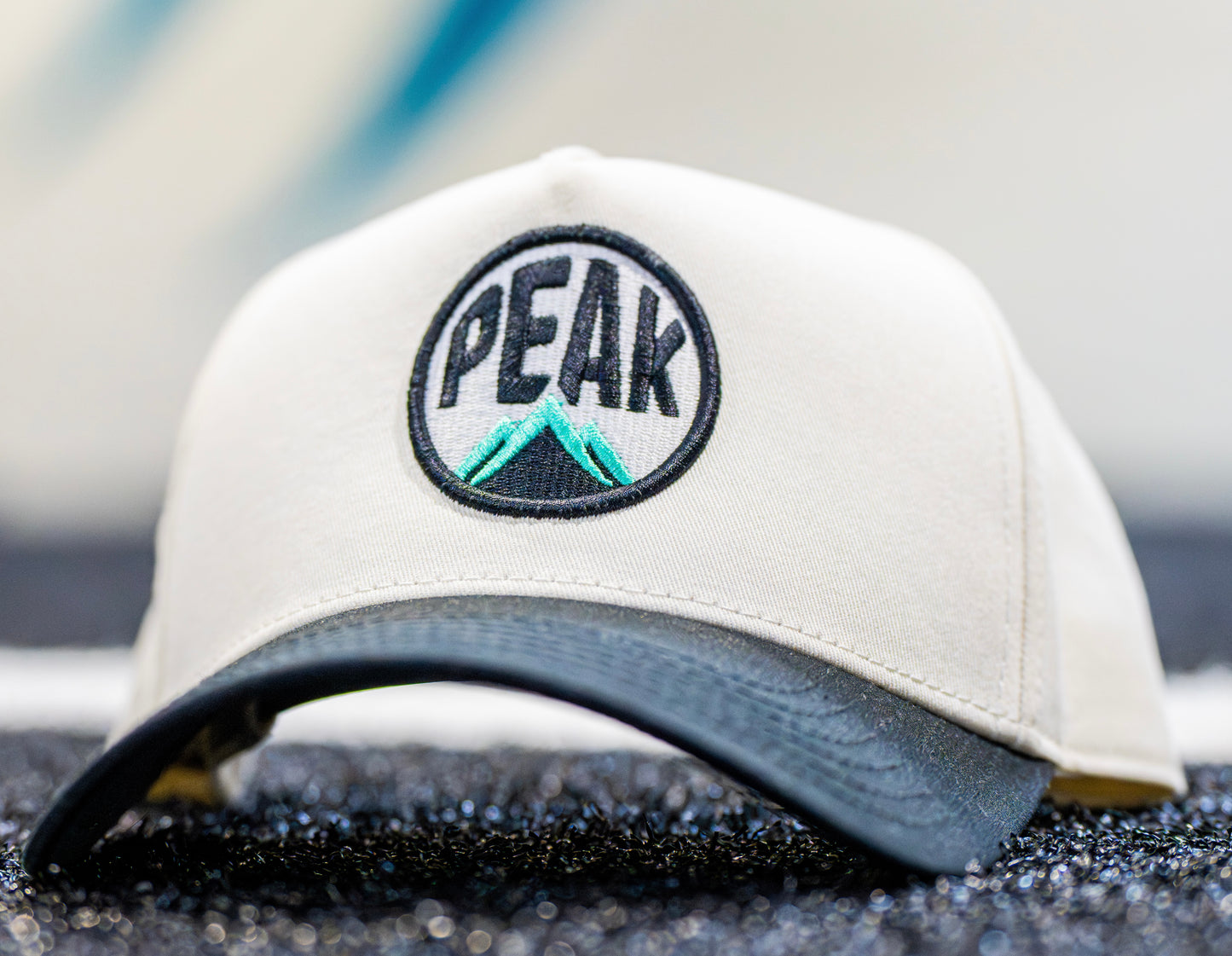 Two-Toned Peak Hat