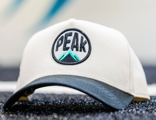 Two-Toned Peak Hat